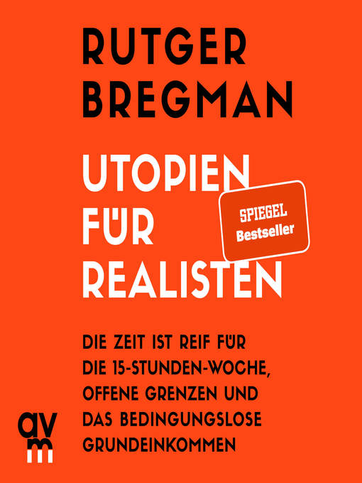 Title details for Utopien für Realisten by Rutger Bregman - Wait list